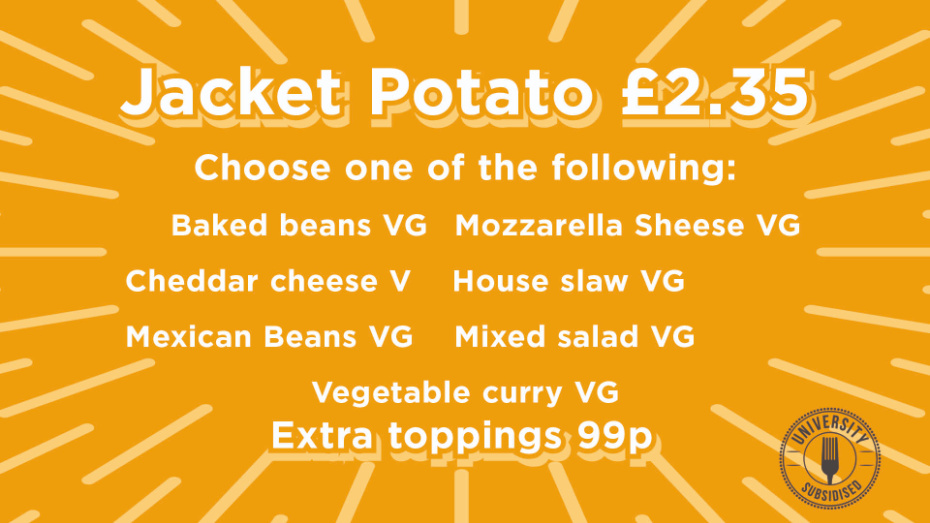 CK SSK Jacket Potato Menu 25-26 £2.35