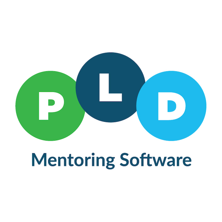 The PLD logo, with the tagline Mentoring Software